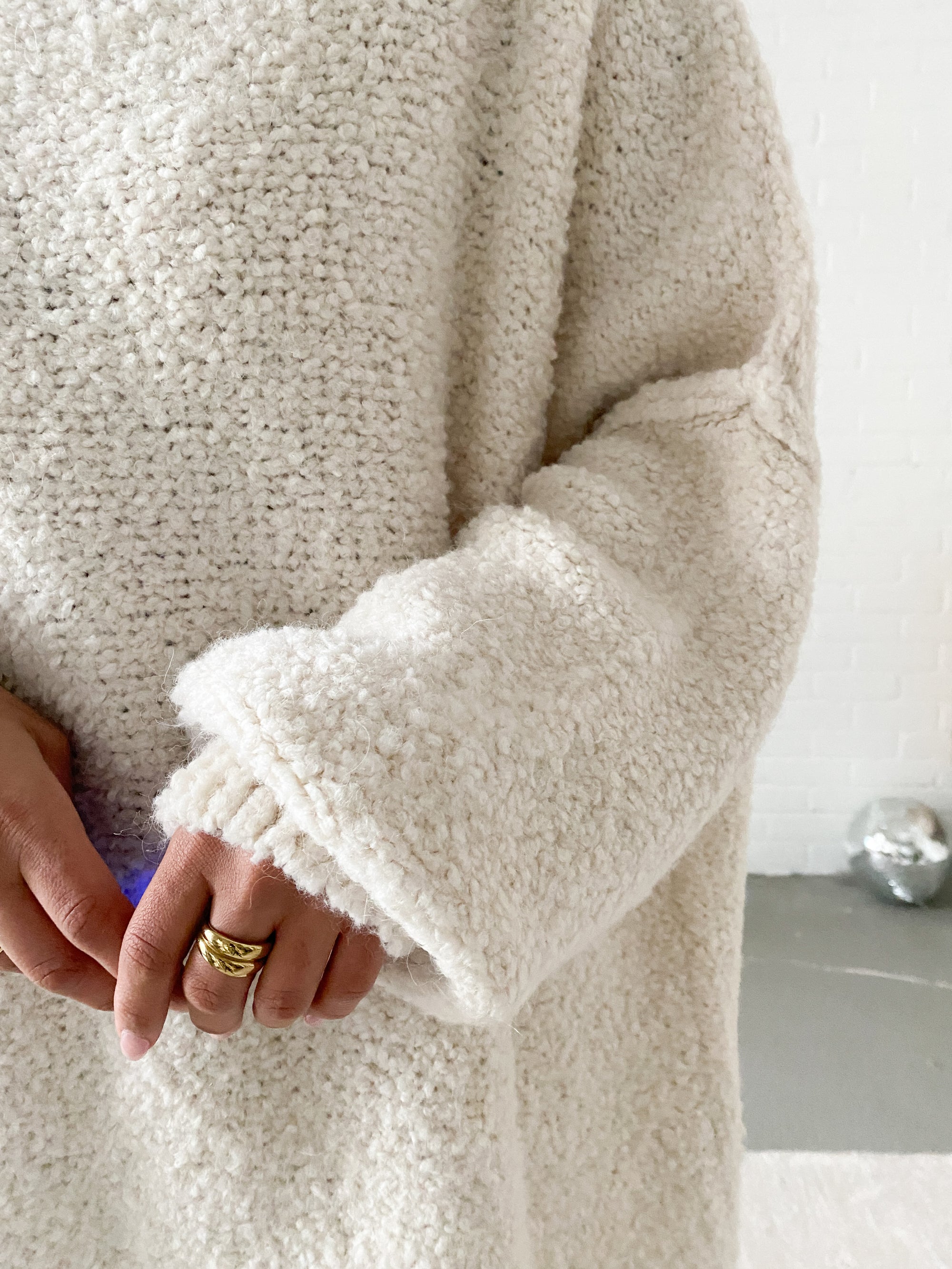 Oversize Teddy Pullover