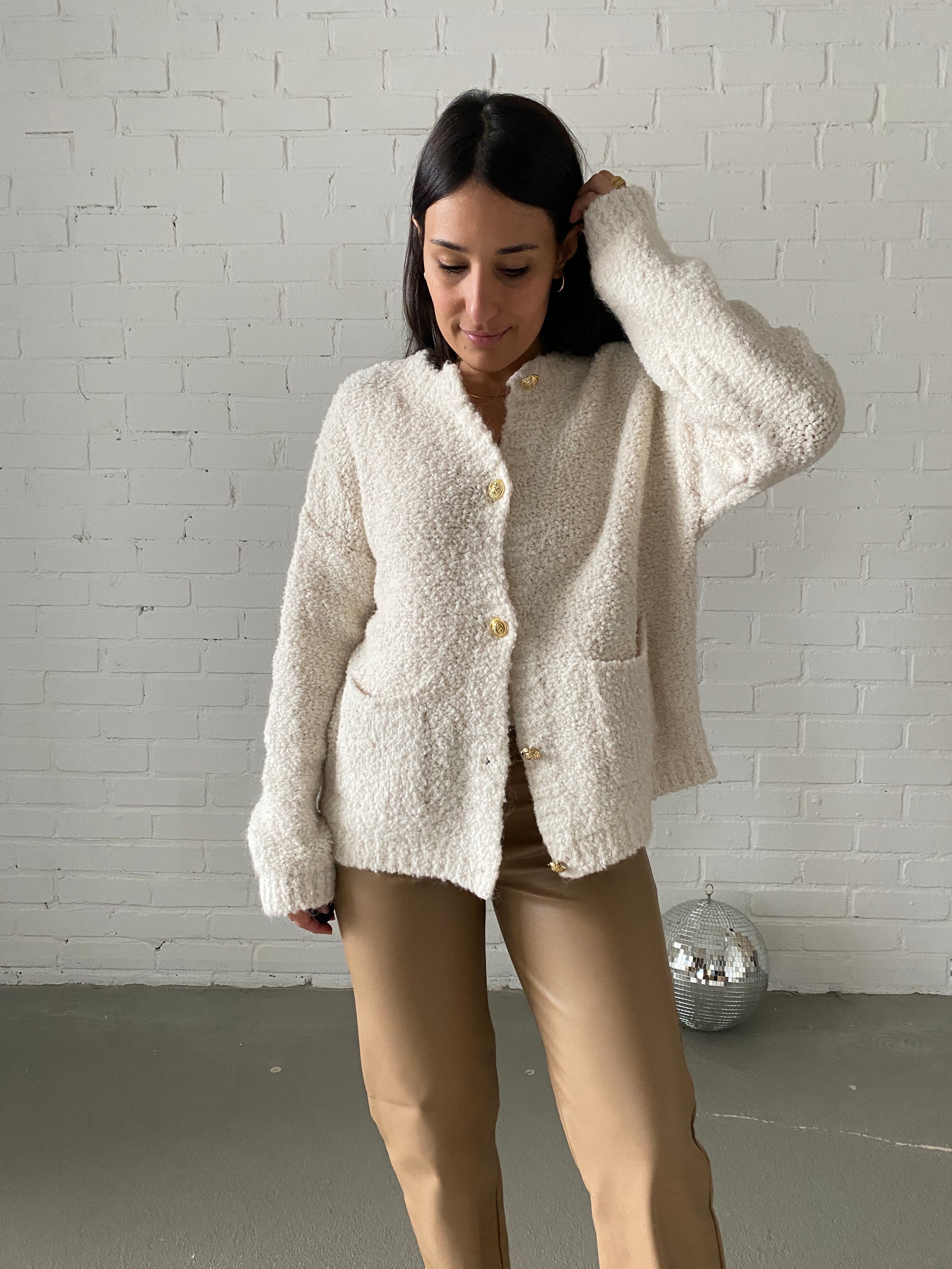 Creme Brulee Cardigan