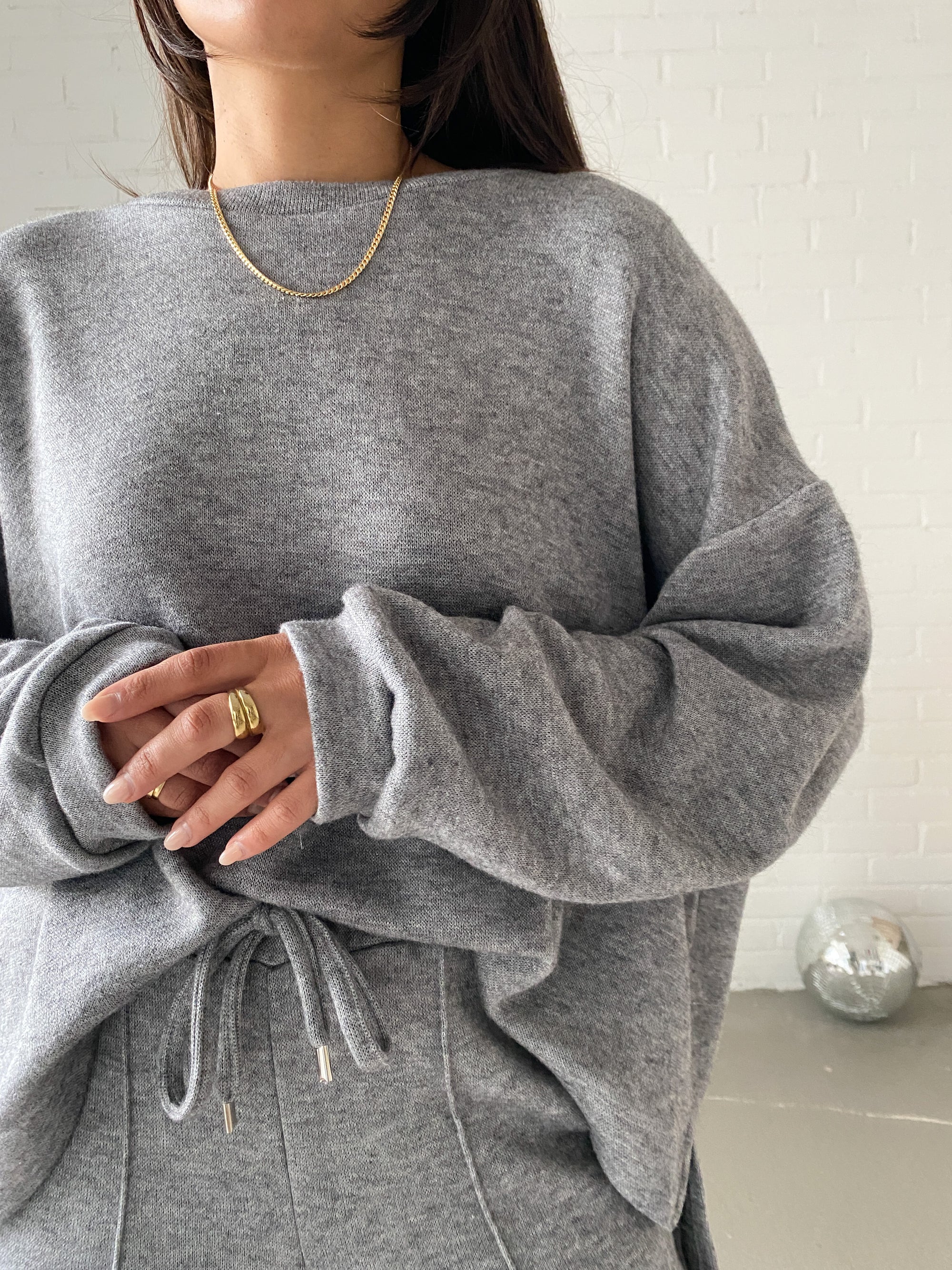Comfy Day Sweatshirt, grau