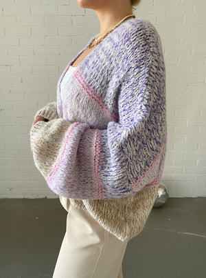 Sunrise Cardigan, flieder