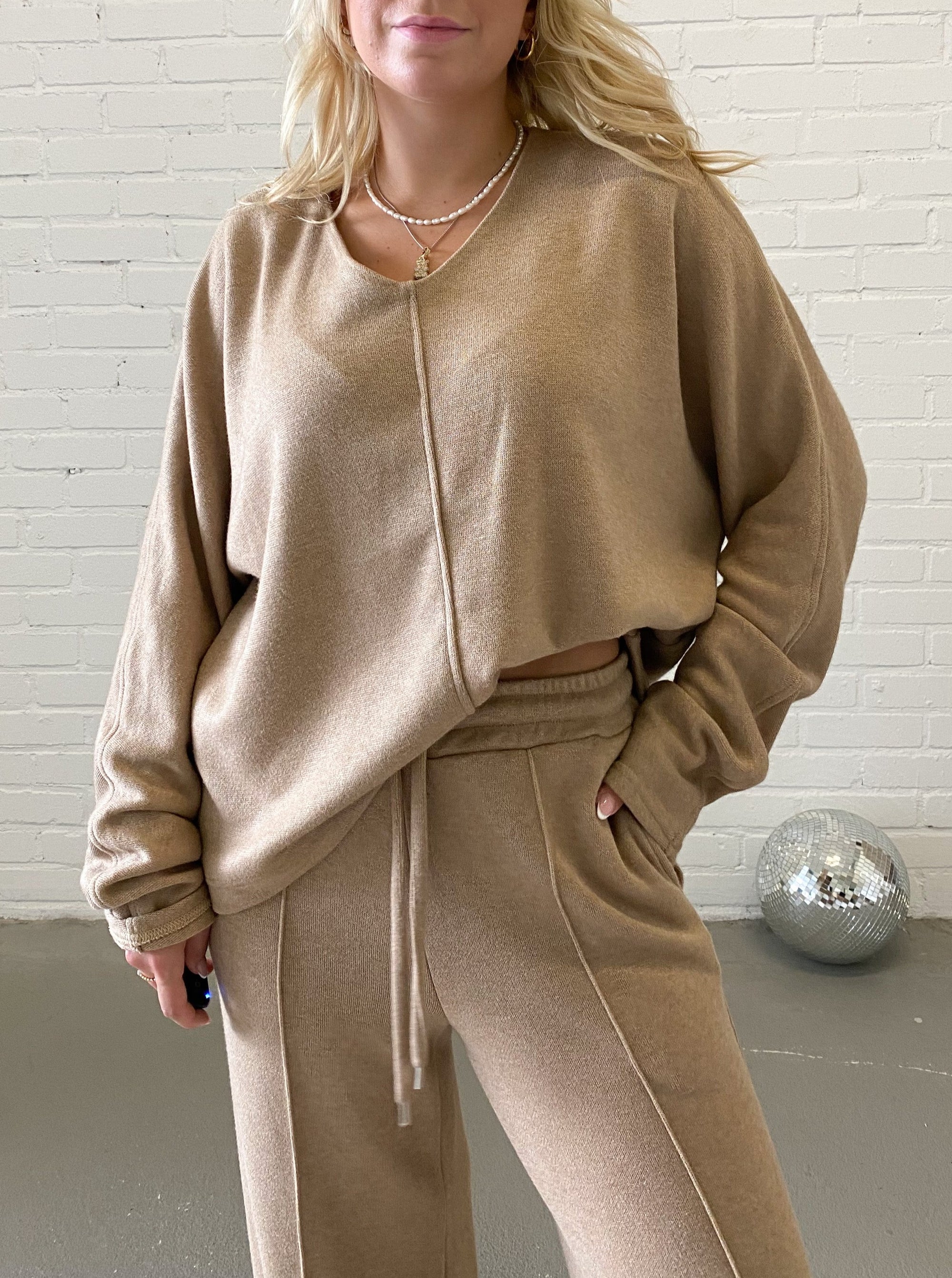 Comfy Day Pullover, camel