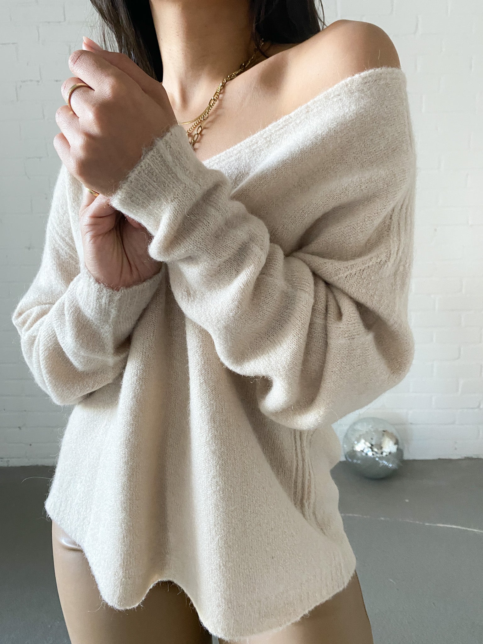 Softy Pullover, beige