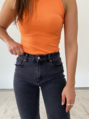 Dark Distressed Jeans
