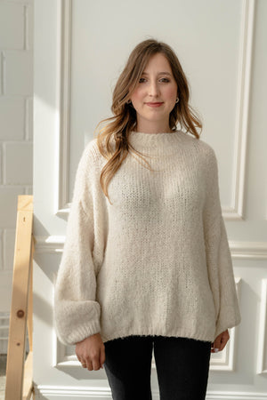 B-Ware Everyday Knit Pullover, creme