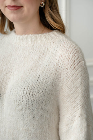 B-Ware Everyday Knit Pullover, creme